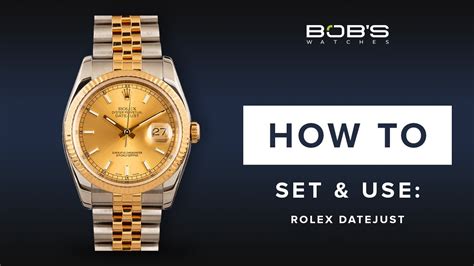 how to change date in rolex datejust|how to open rolex datejust.